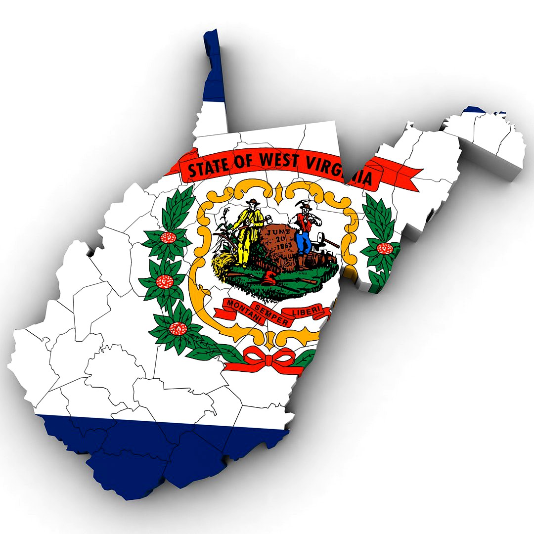 West Virginia Political Map