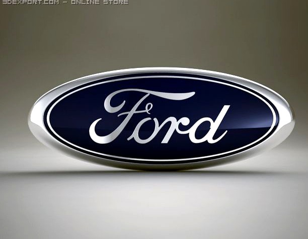 Ford Logo 3D Model