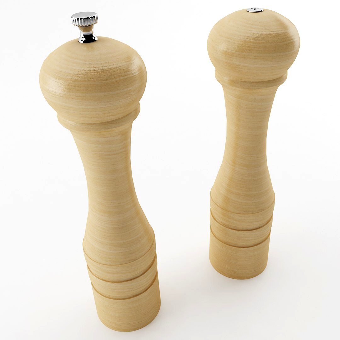 Salt Shaker and Pepper Mill