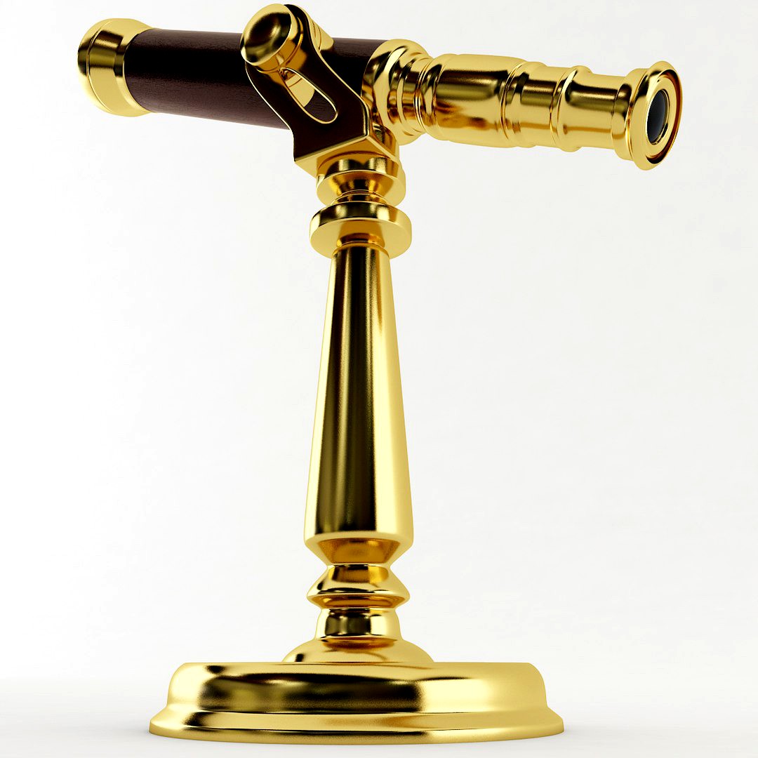 Brass Desk Telescope