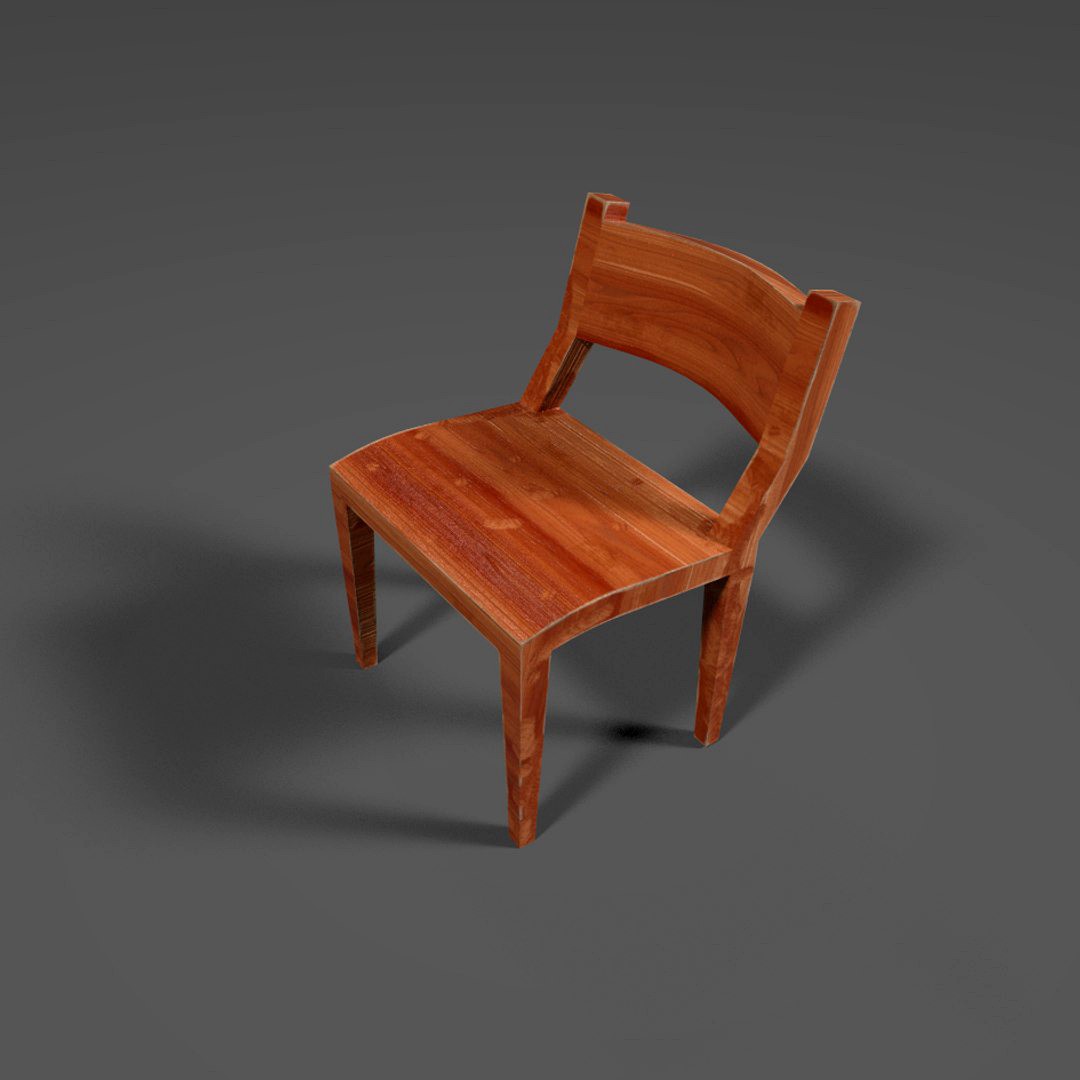 Wooden Chair PBR