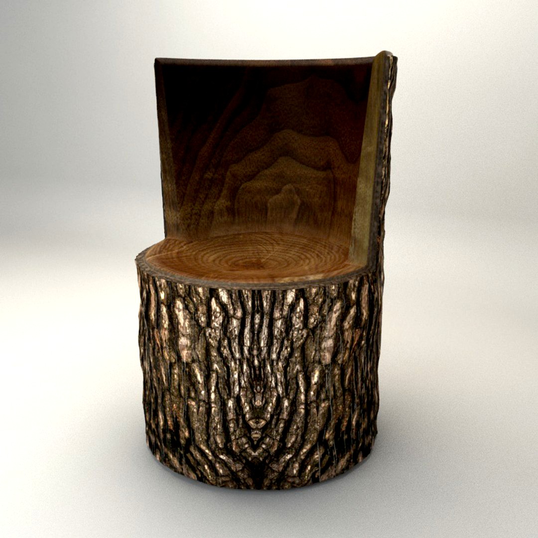 Wooden Trunk Chair