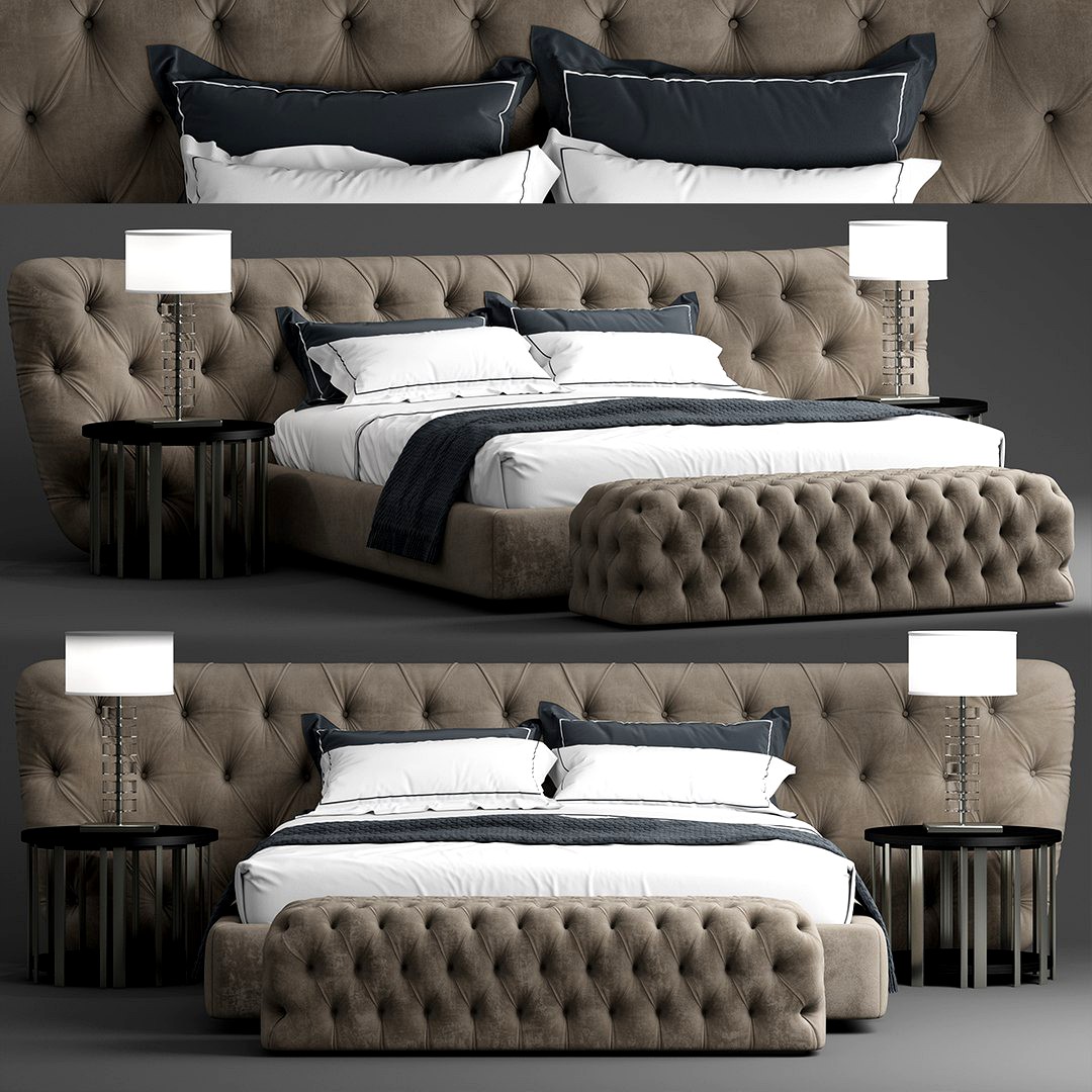 ROYALE CAPITONE bed