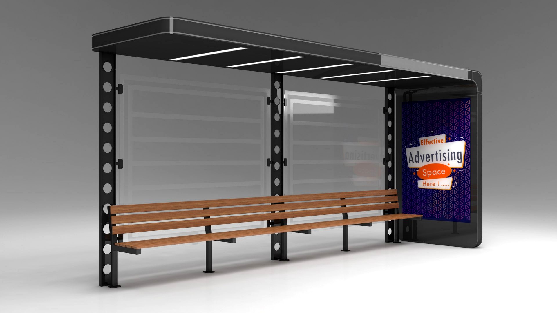 passenger bus stop station