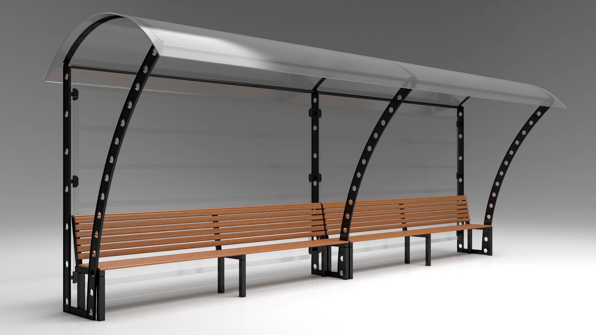 passenger bus stop station