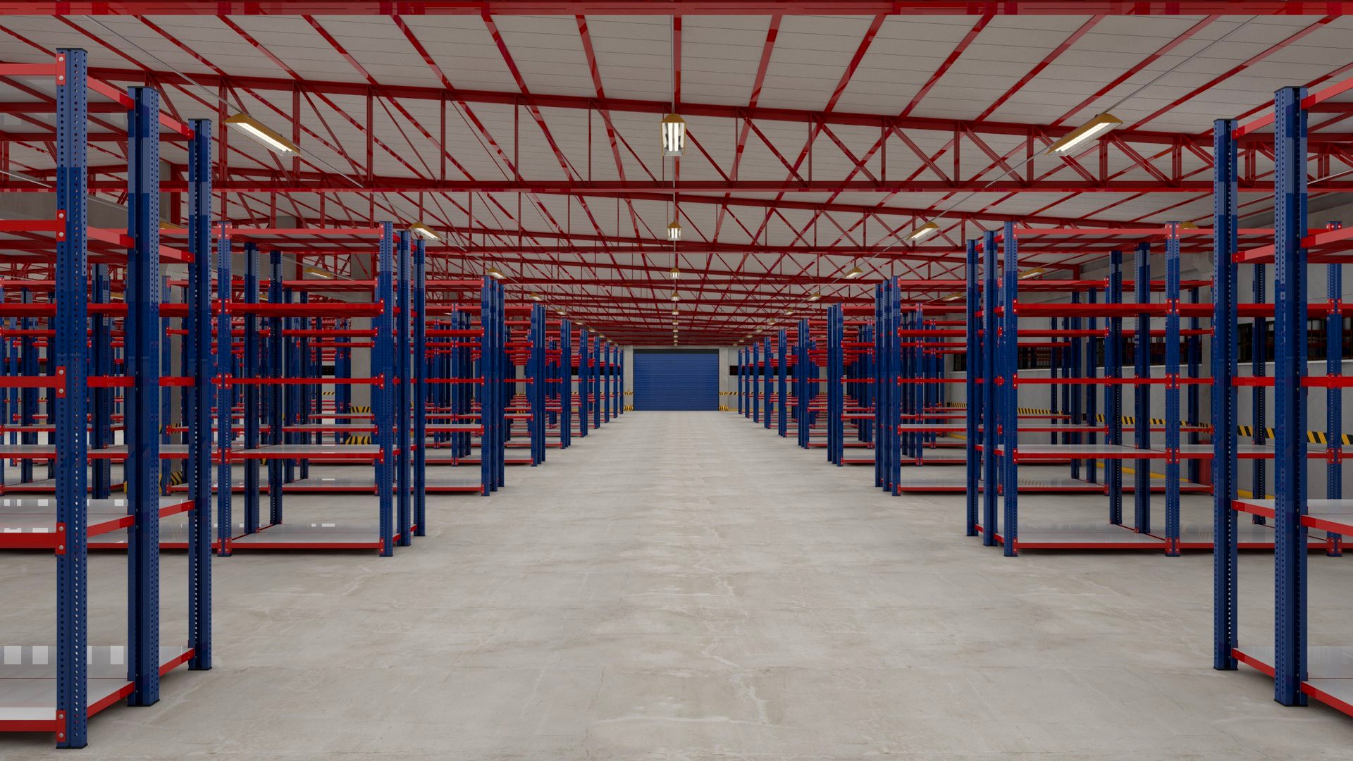 warehouse scene factory storage goods yard packing house depot 3