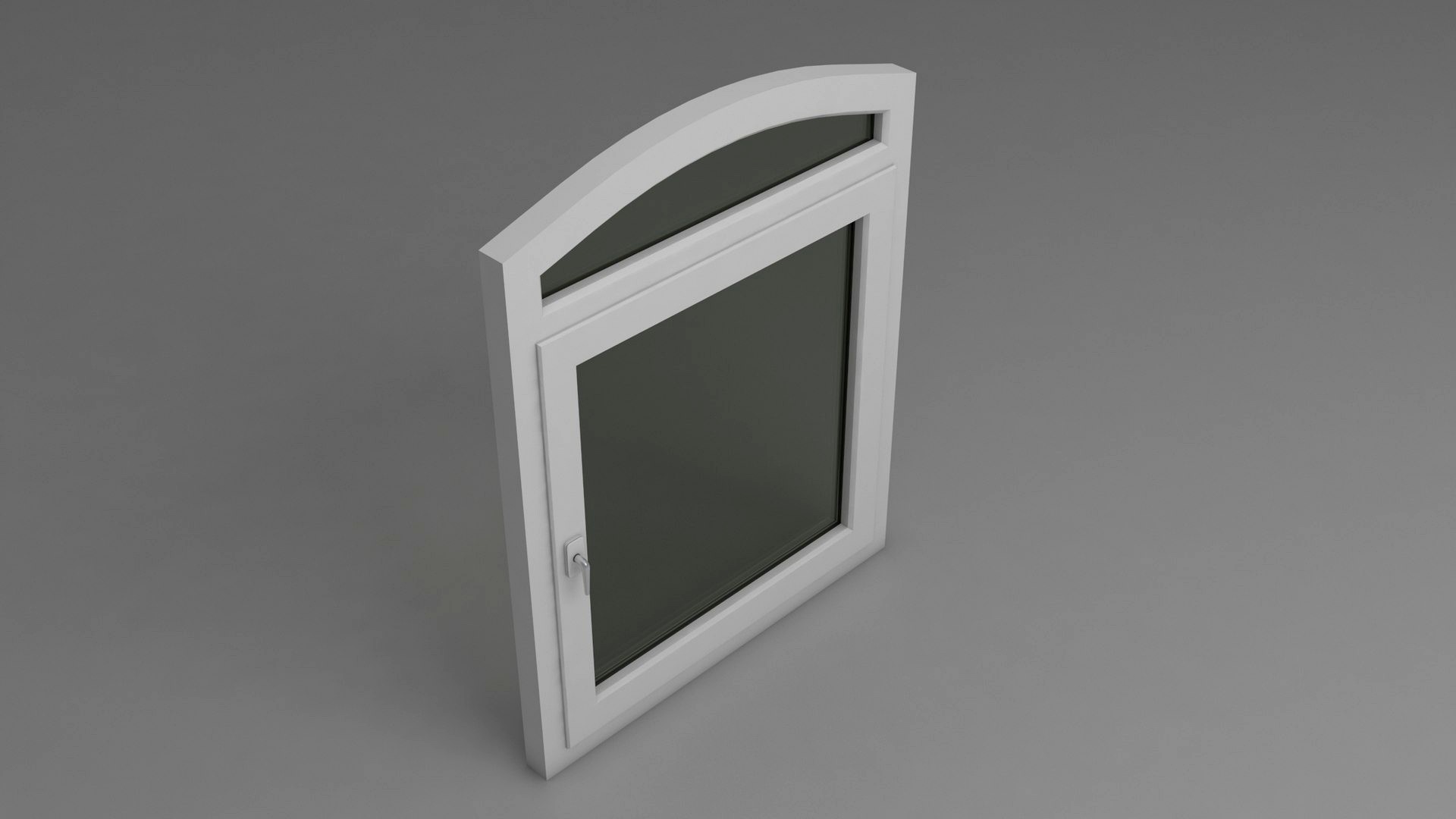 single pvc plastic window