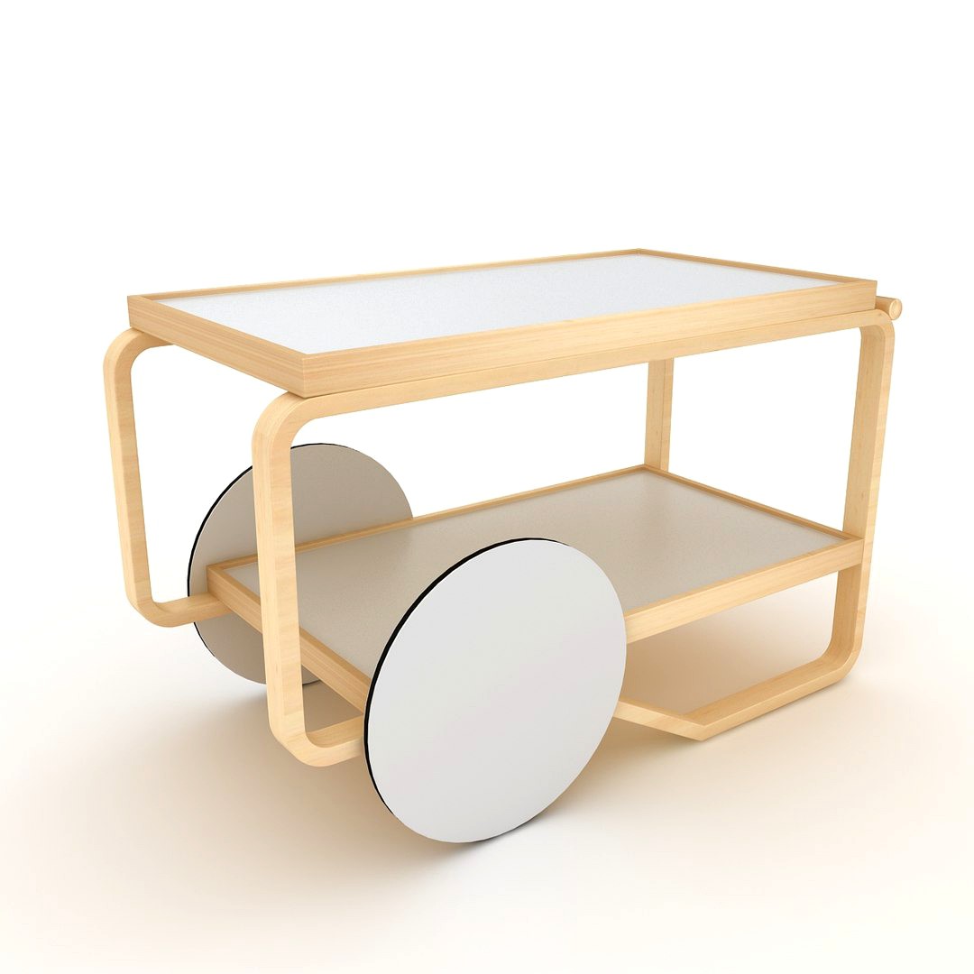 Tea Trolley 901 by Alvar Aalto