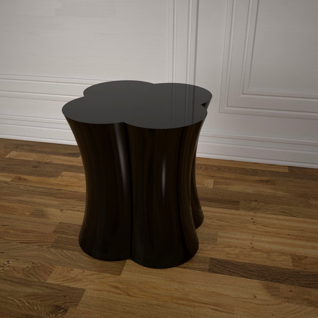 Stump Bronze Stool
