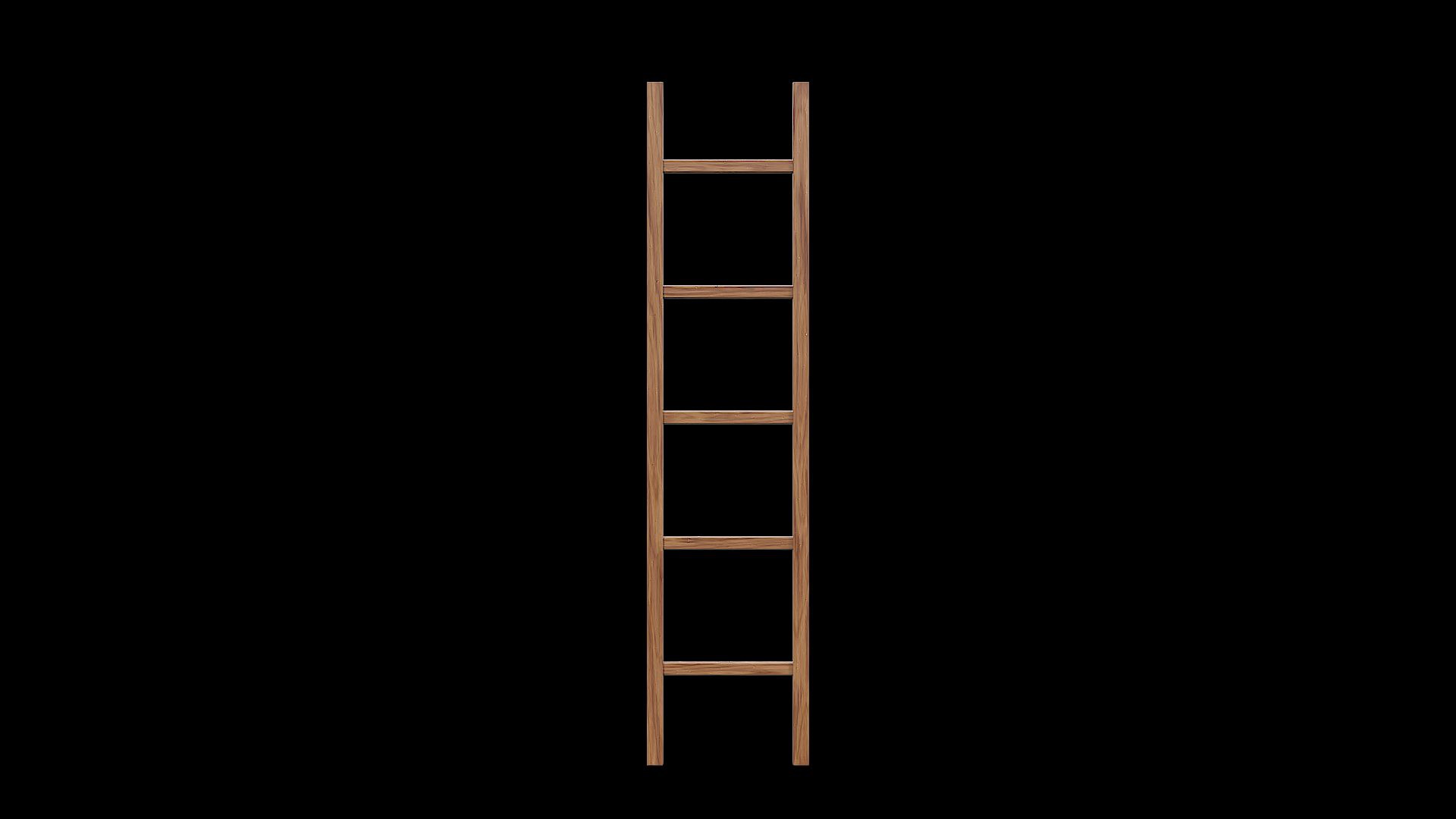 BlanketLadder-walnut wood