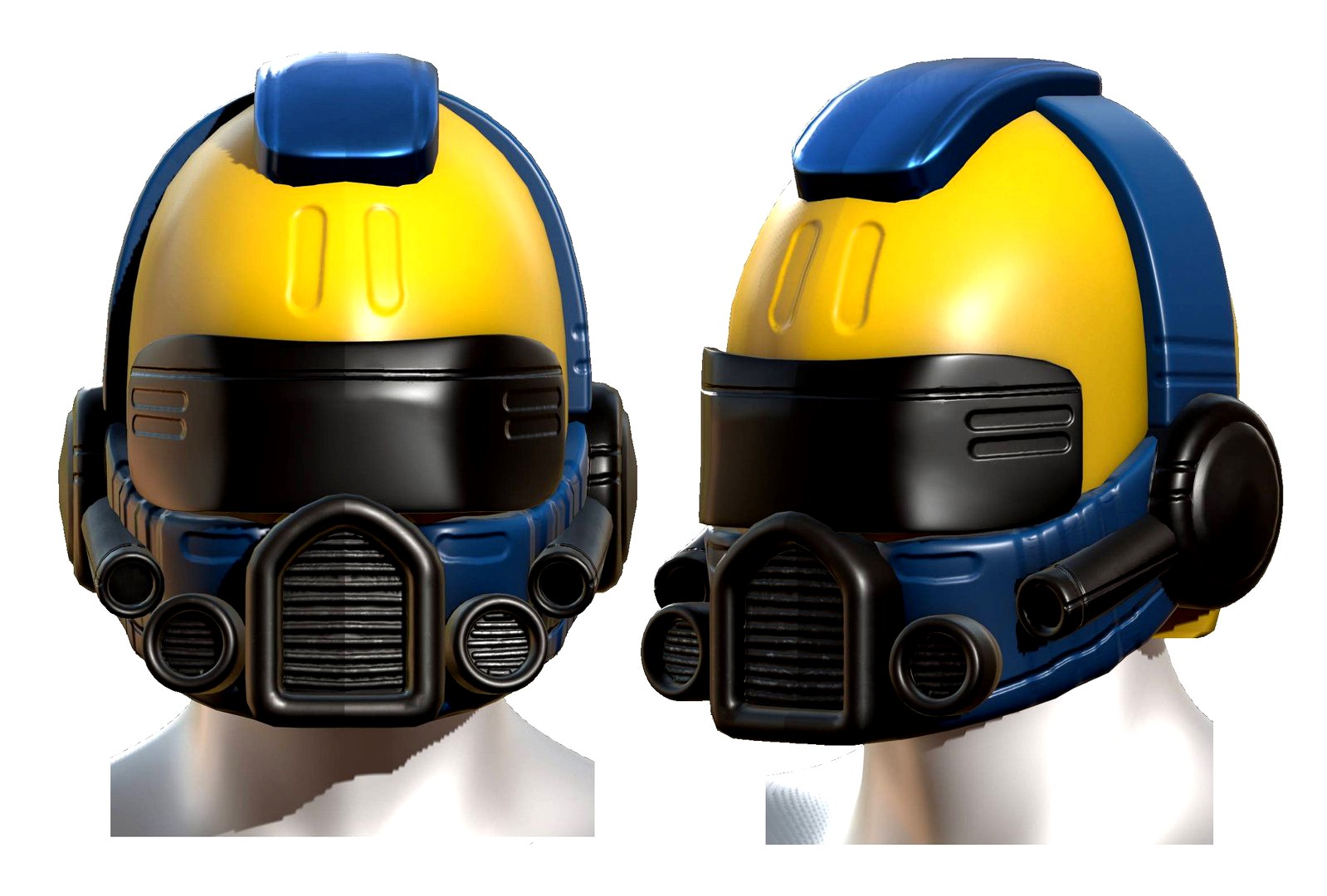 Helmet plastic mask protection