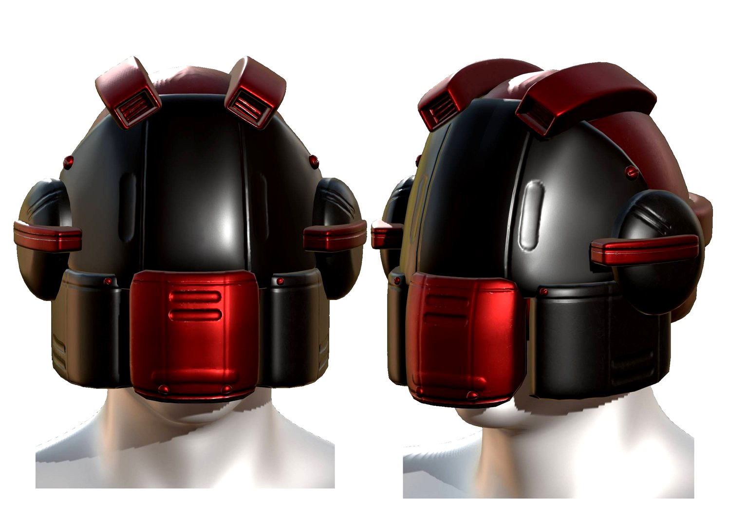 Helmet plastic mask protection