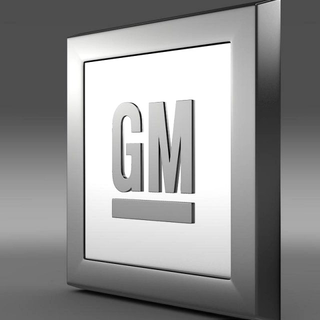 GM Logo 3D Model