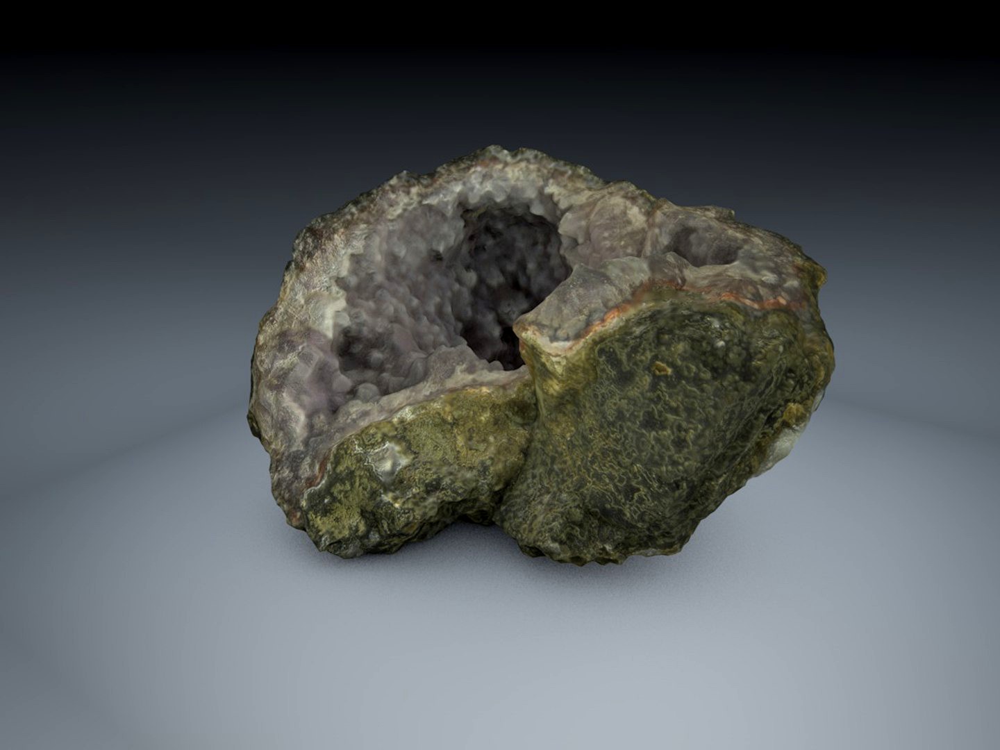 Rock with Minerals Scan