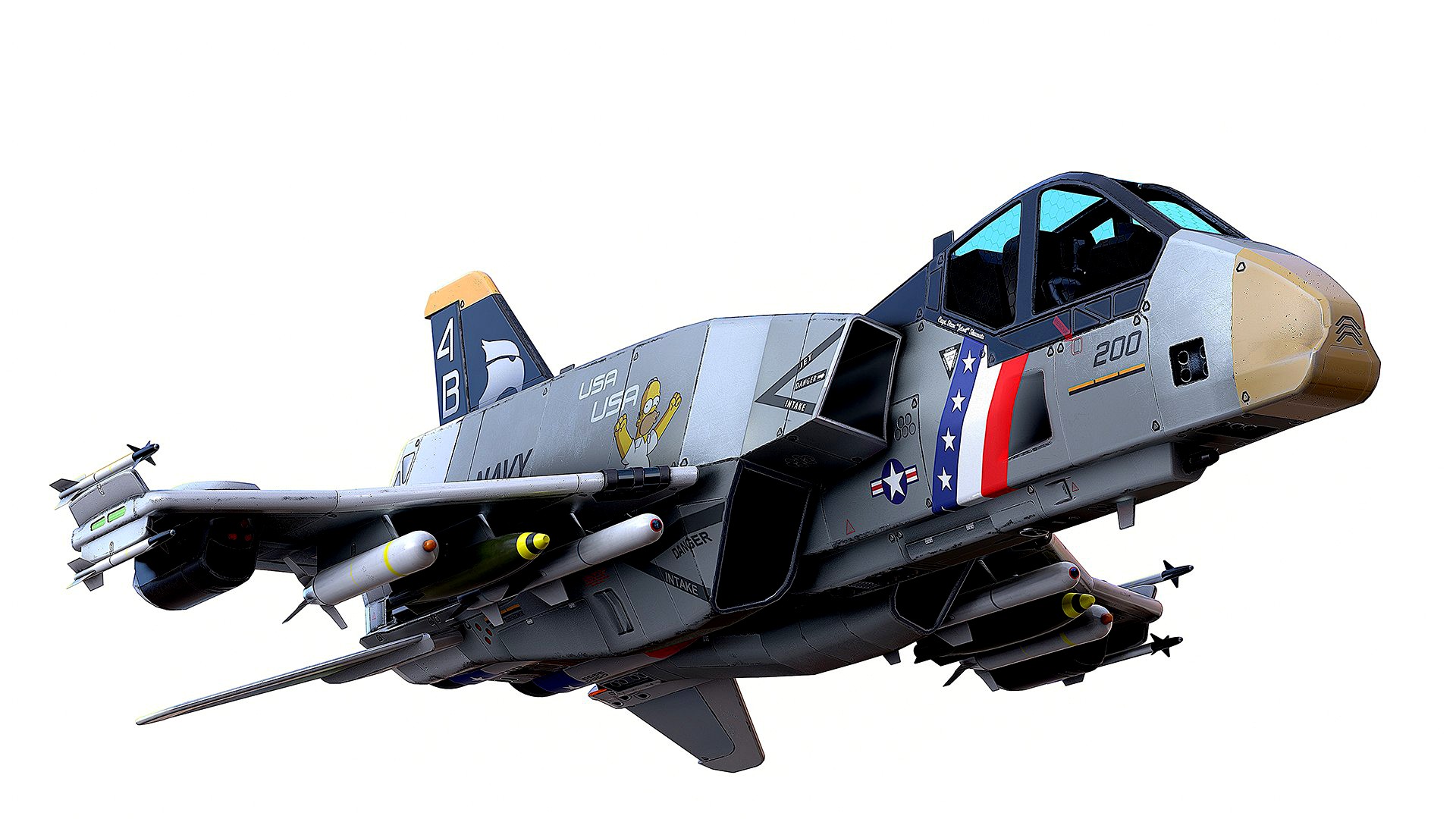 Sci-Fi Jet Fighter Plane Raptor USA PBR