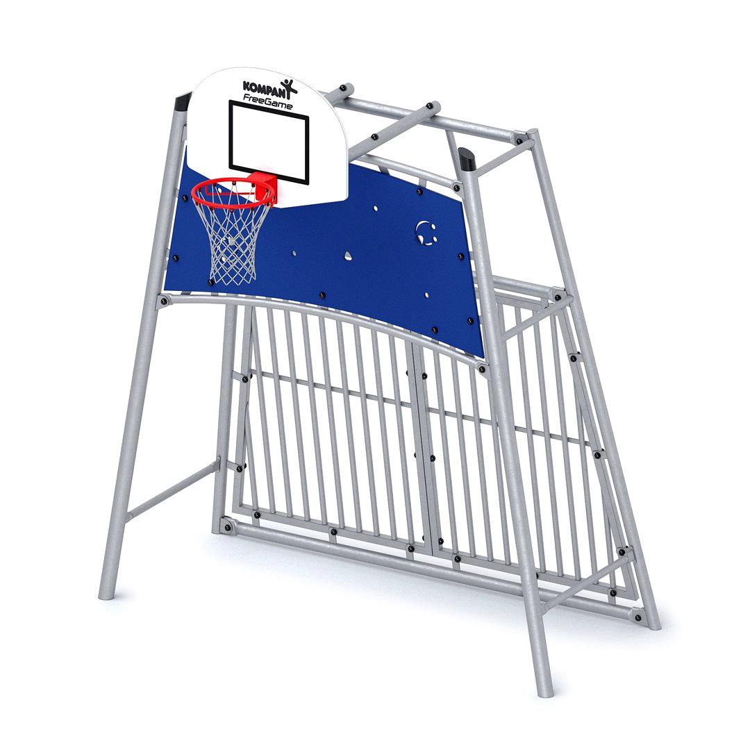 Outside basketball goal