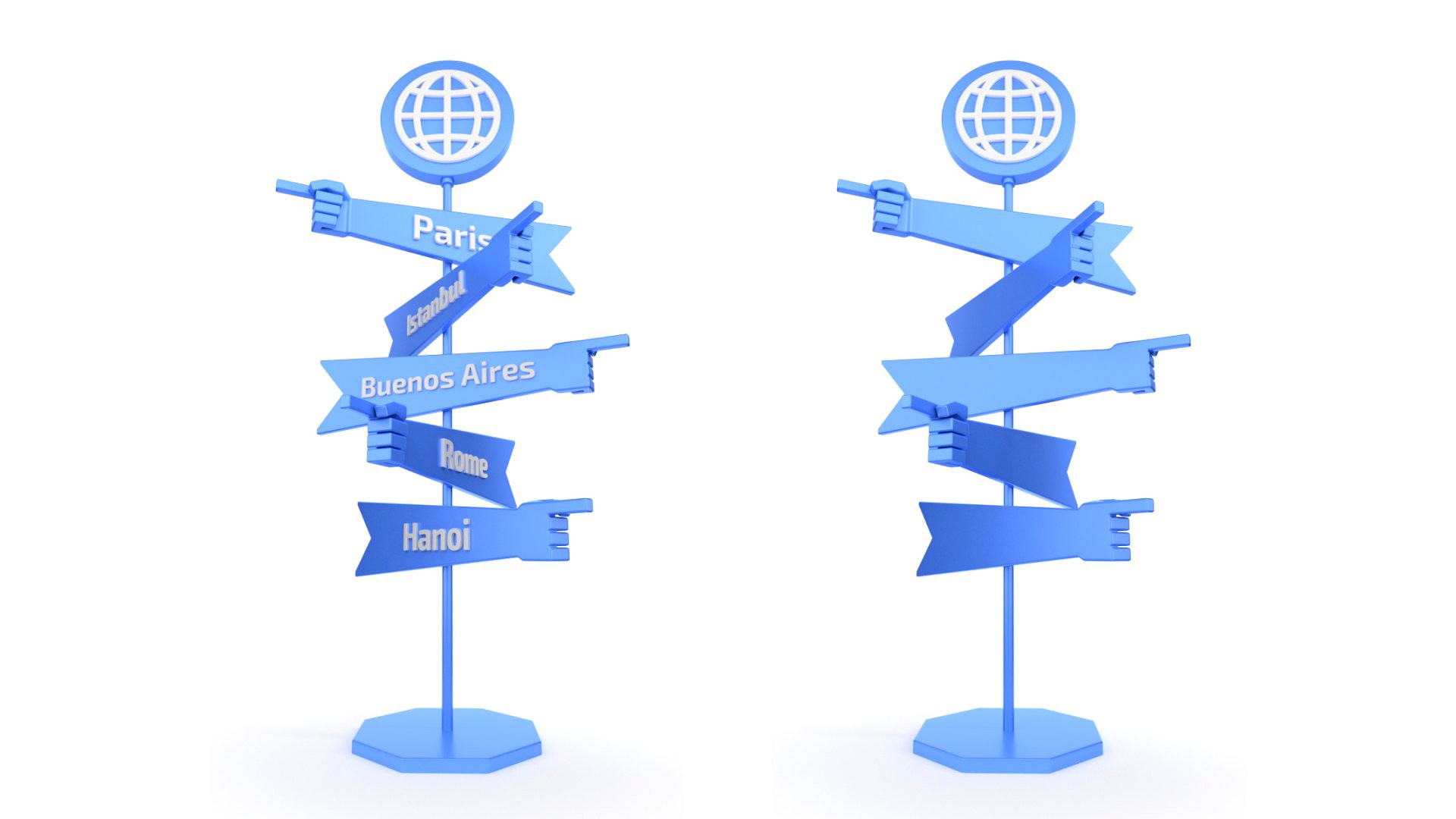 Travel Direction Pointers