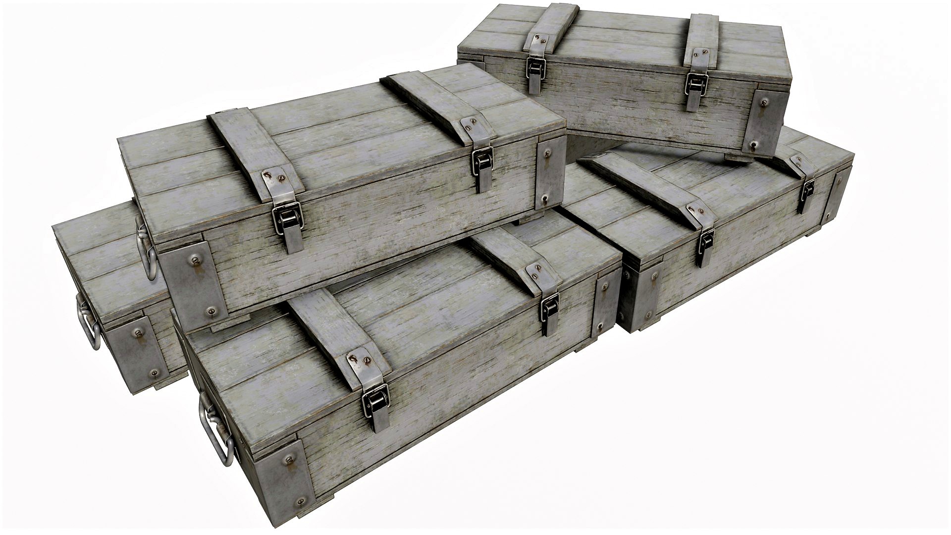 Ammunition Wood Crates 03 - PBR