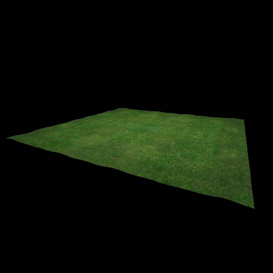 3d grass ground model