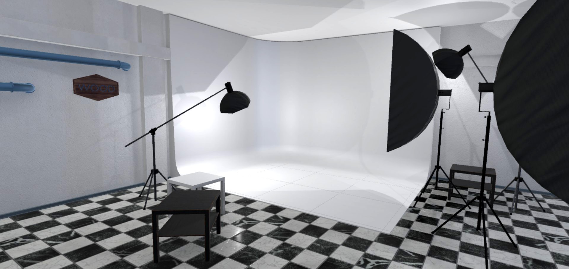 Photo studio - interior and props
