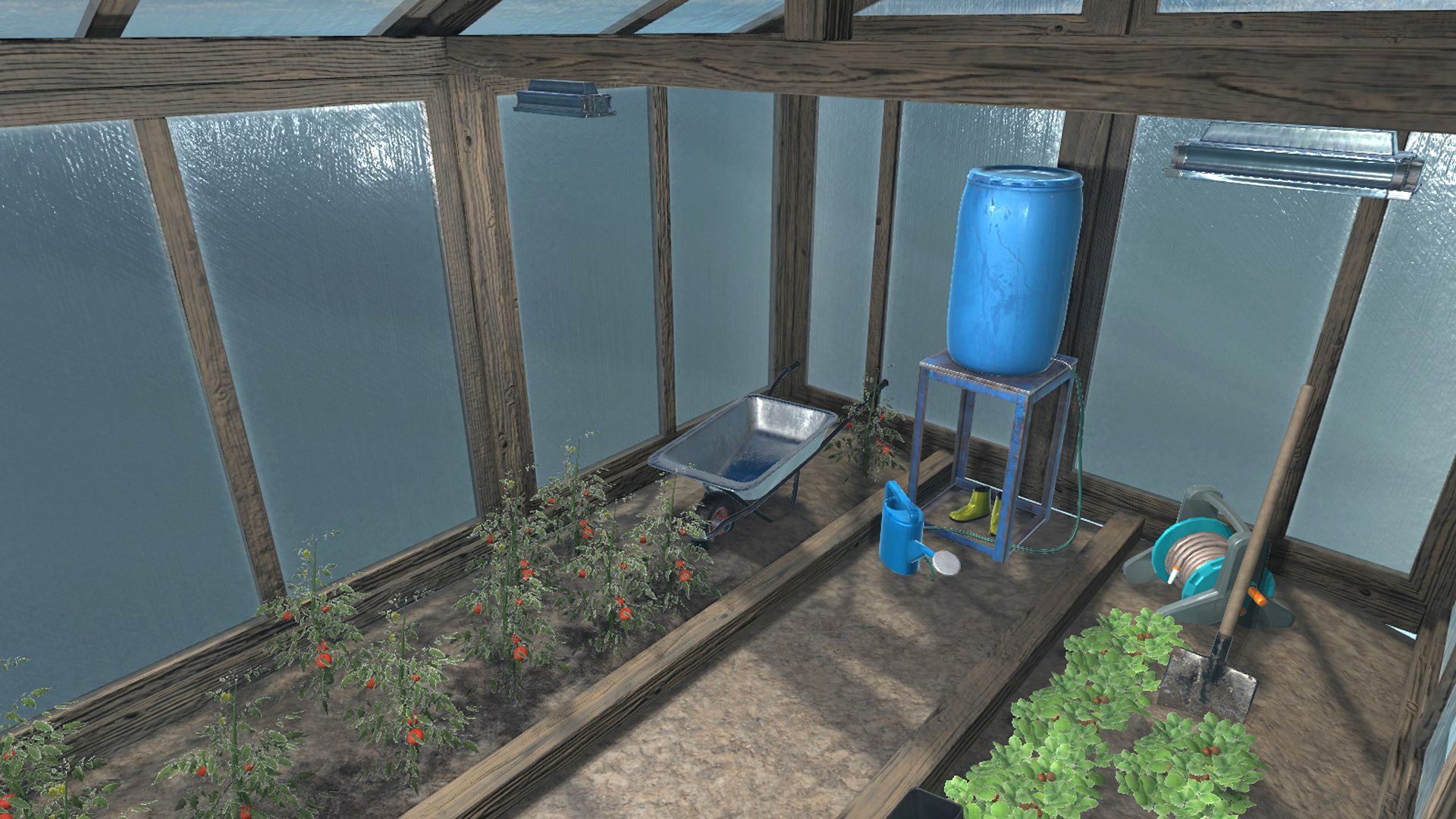 Greenhouse - interior and props