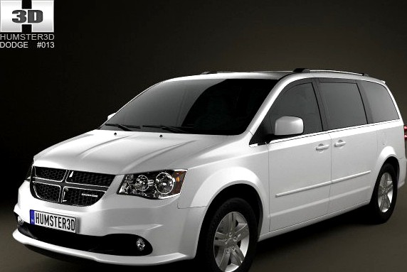 Dodge Grand Caravan 2011 3D Model