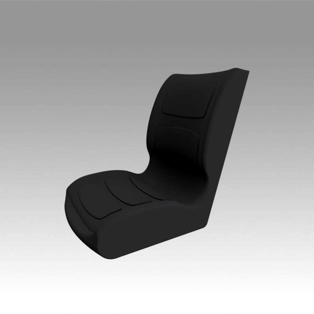 Loader excavator seat