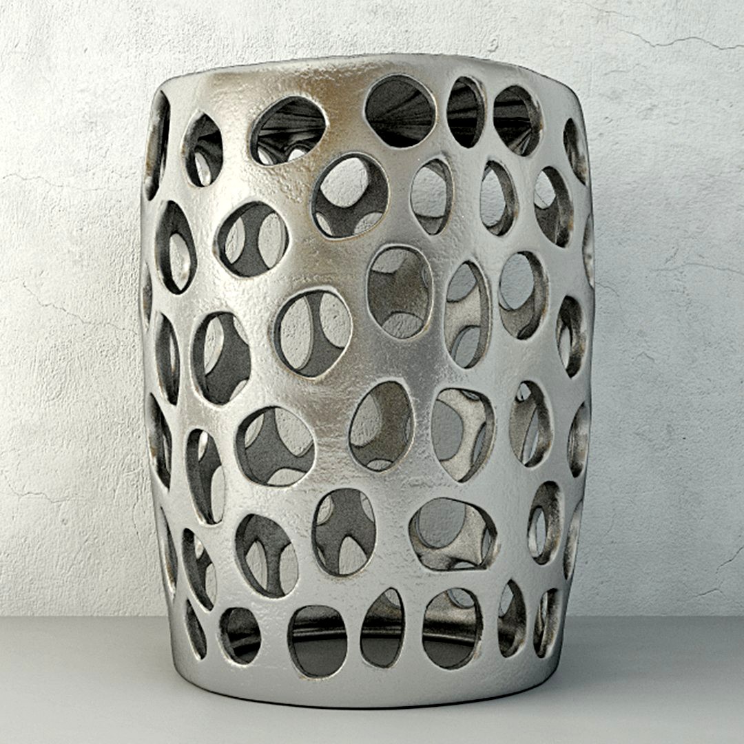 Openwork stool