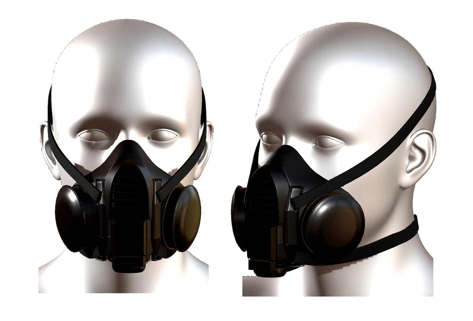 Gas mask protection futuristic fantasy