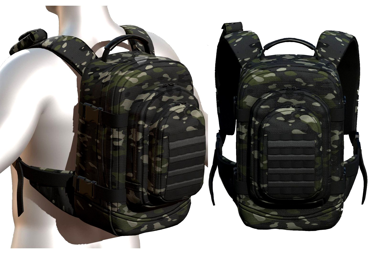 Backpack Camping bag baggage combat soldier