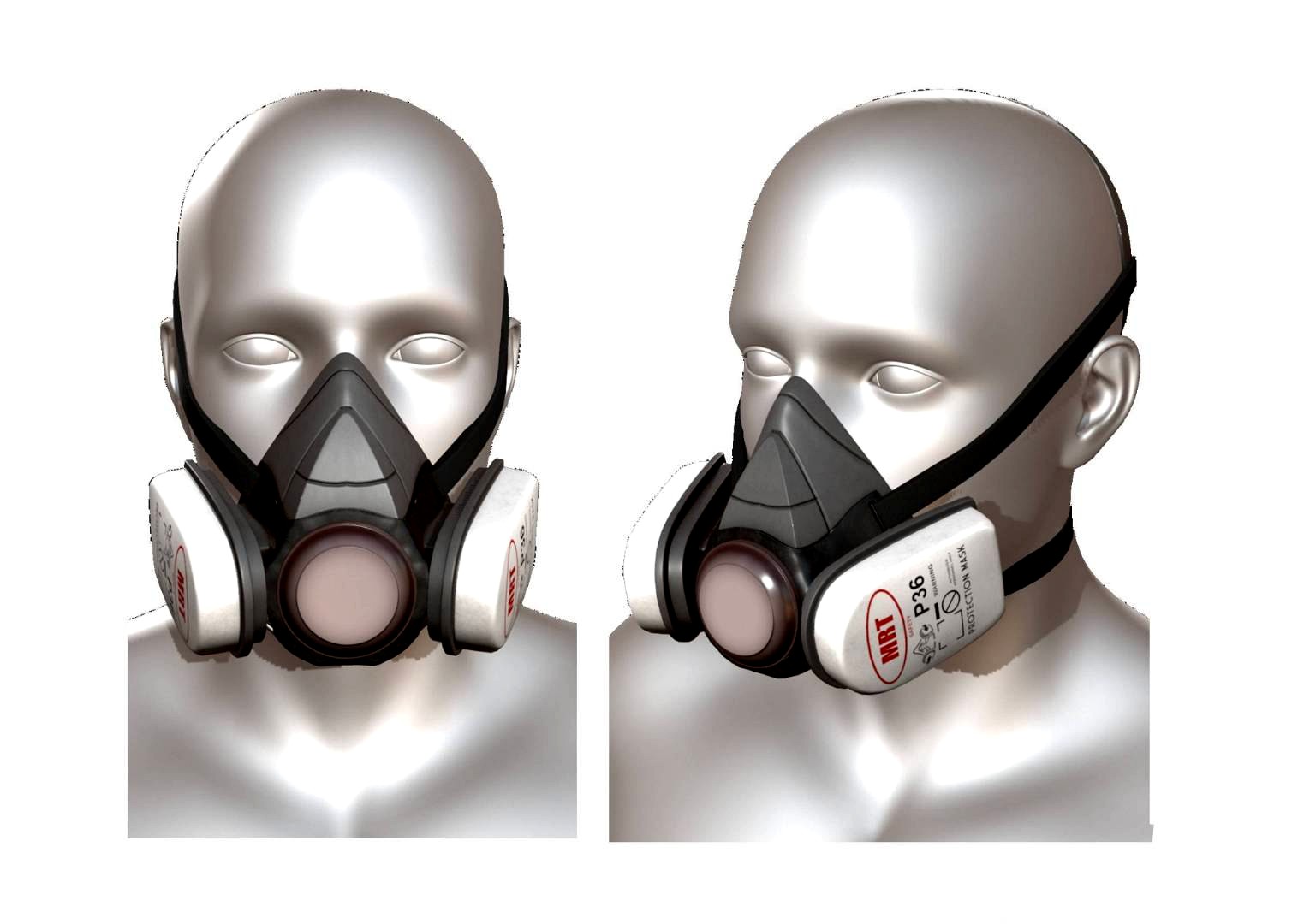 Gas mask helmet  protection plastic