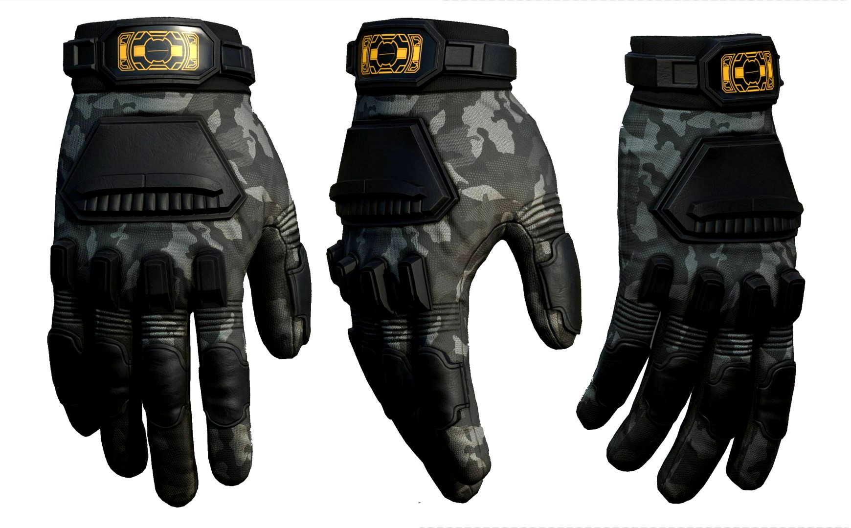 Gloves military fantasy scifi cloth protection