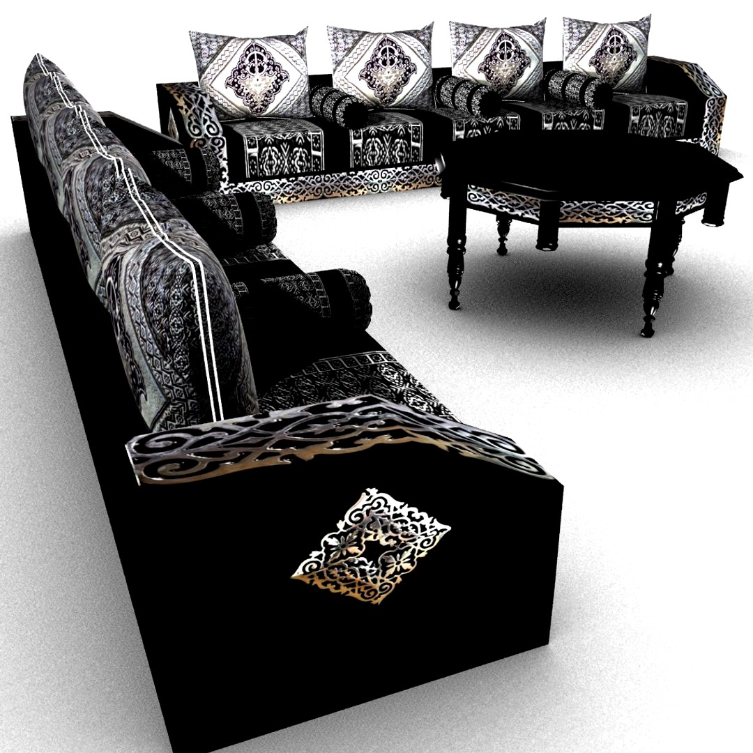Complete Moroccan sofa set