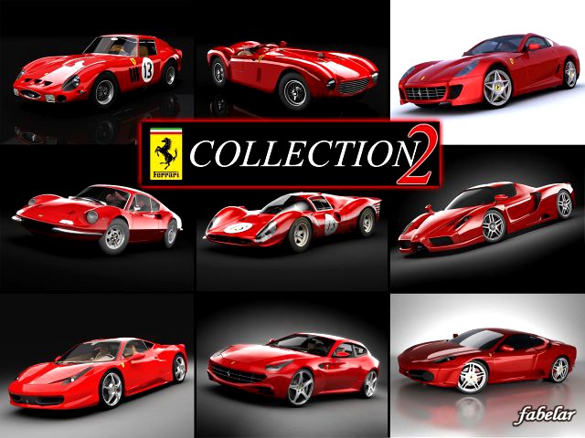 Ferrari collection 2 3D Model