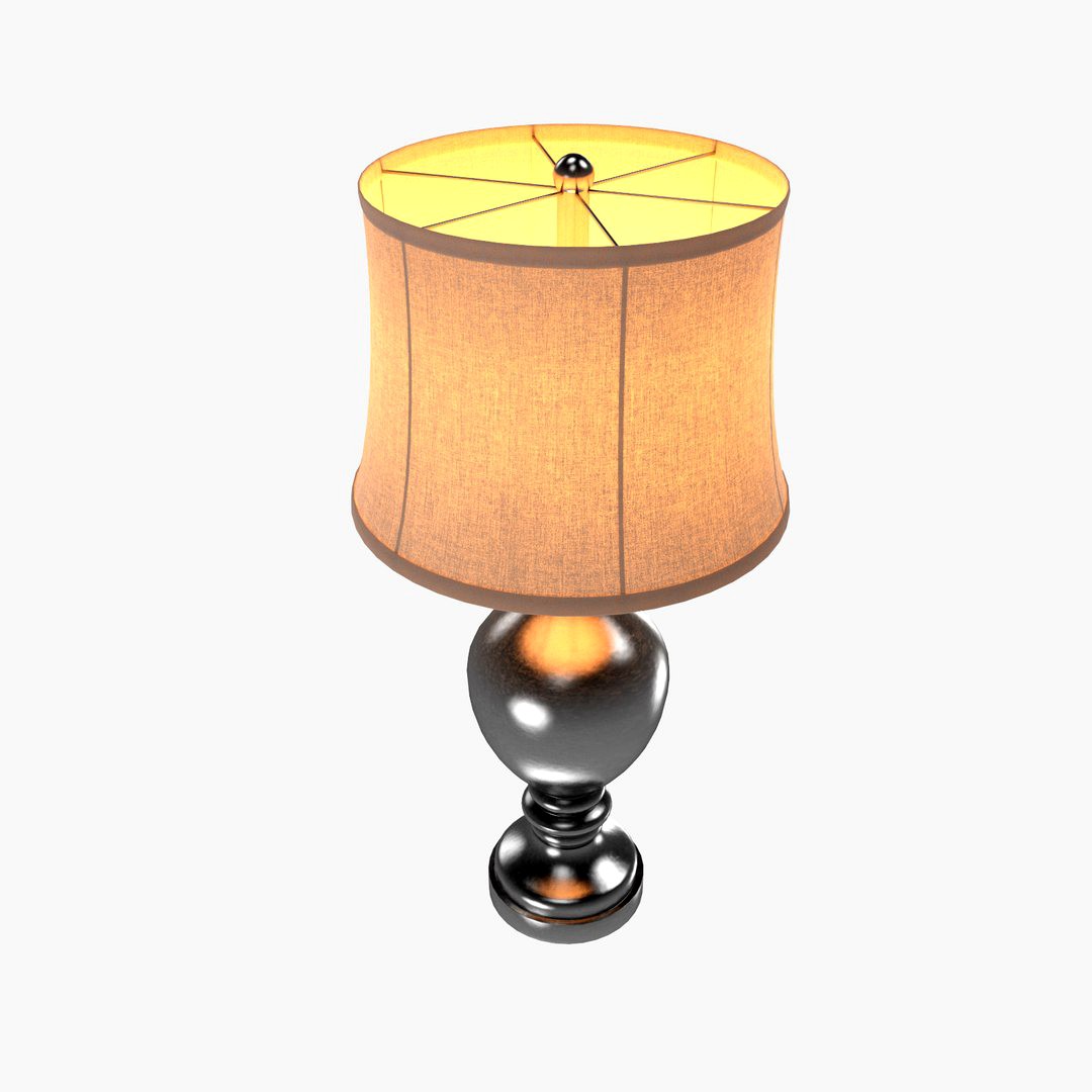 Mercury Glass Urn Table Lamp