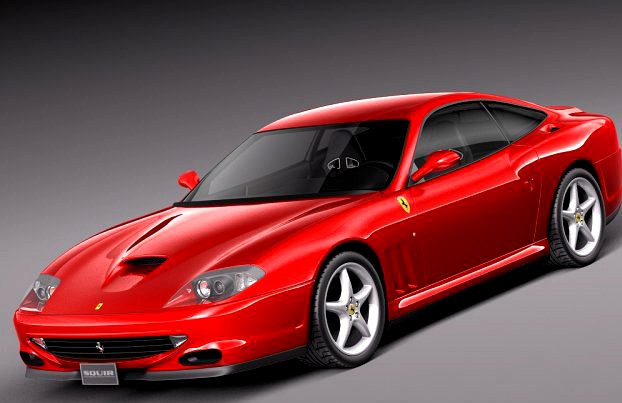 Ferrari 550 Maranello 1996 to 2002 3D Model