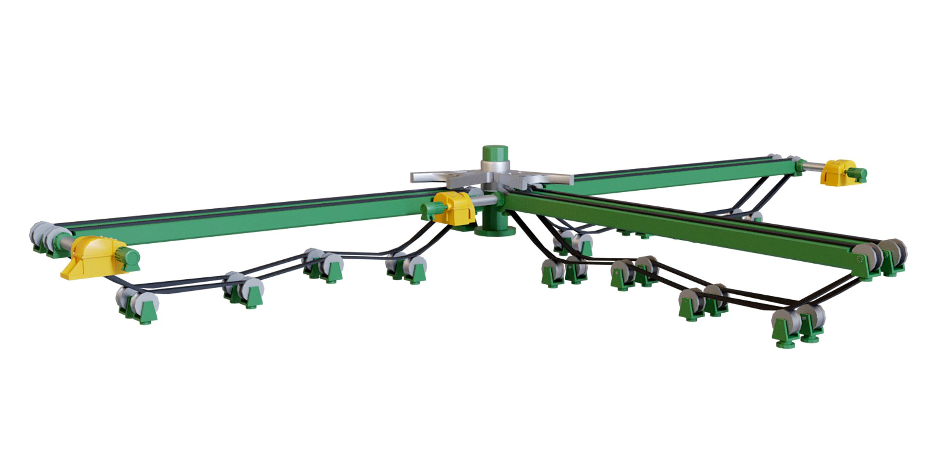 Conveyor for transporting coils of metal 3d model