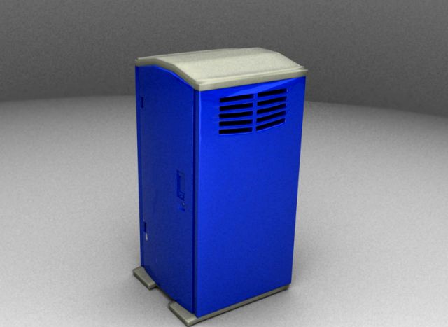 Portable Toilet 3D Model