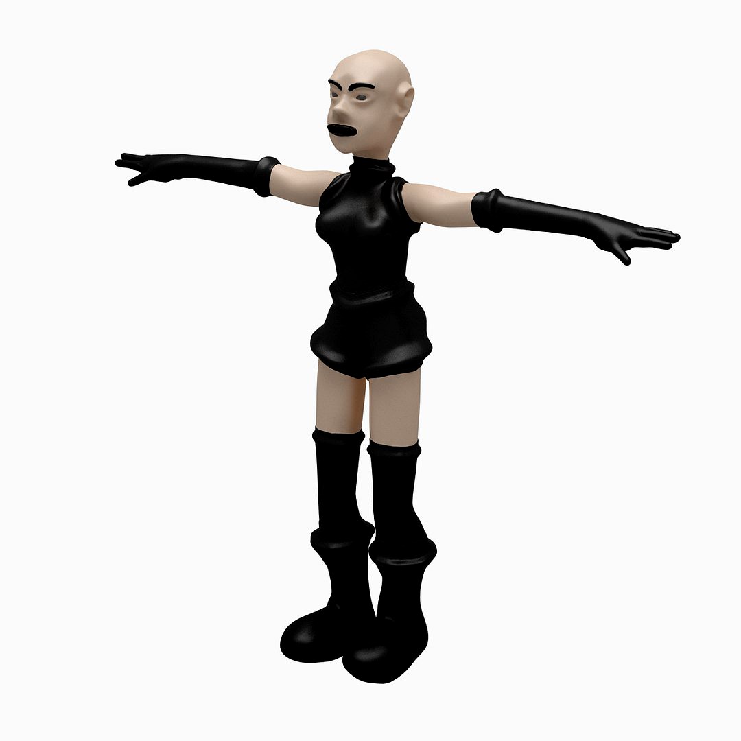 Female 002 (RIGGED T-POSE)