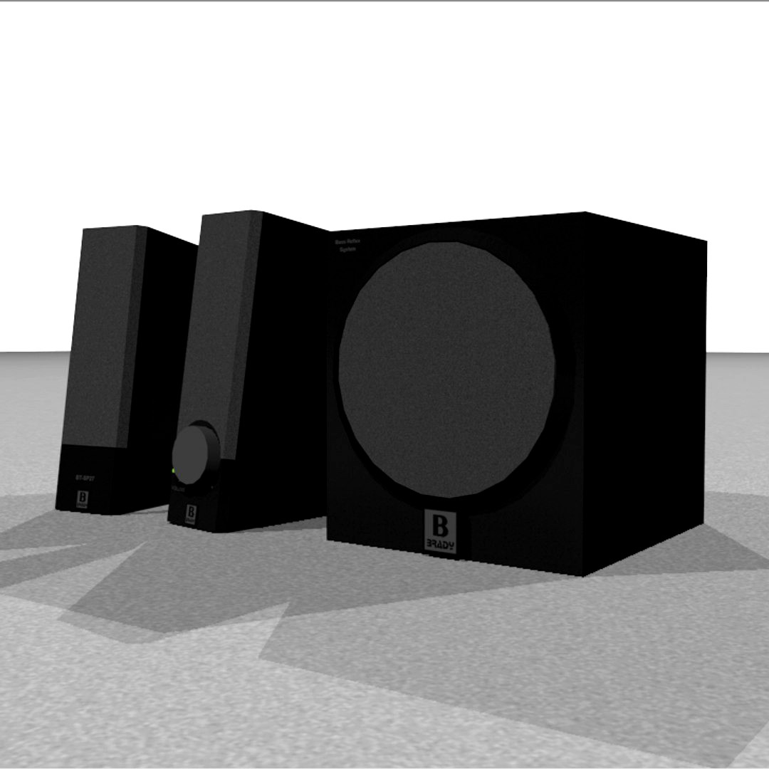 Computer Speakers: C4D Format