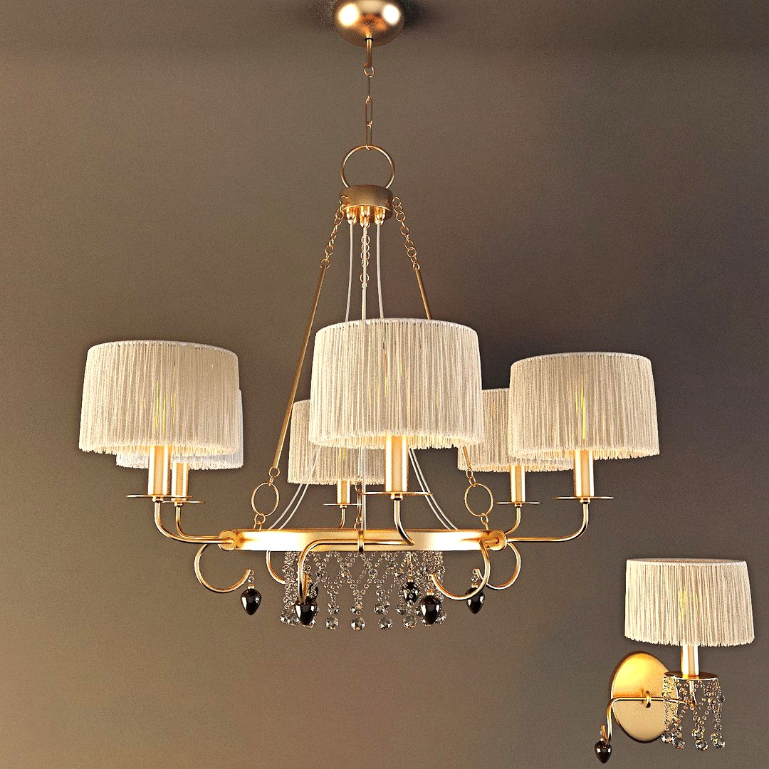 Chandelier with sconce Baga 3230 3240 DX
