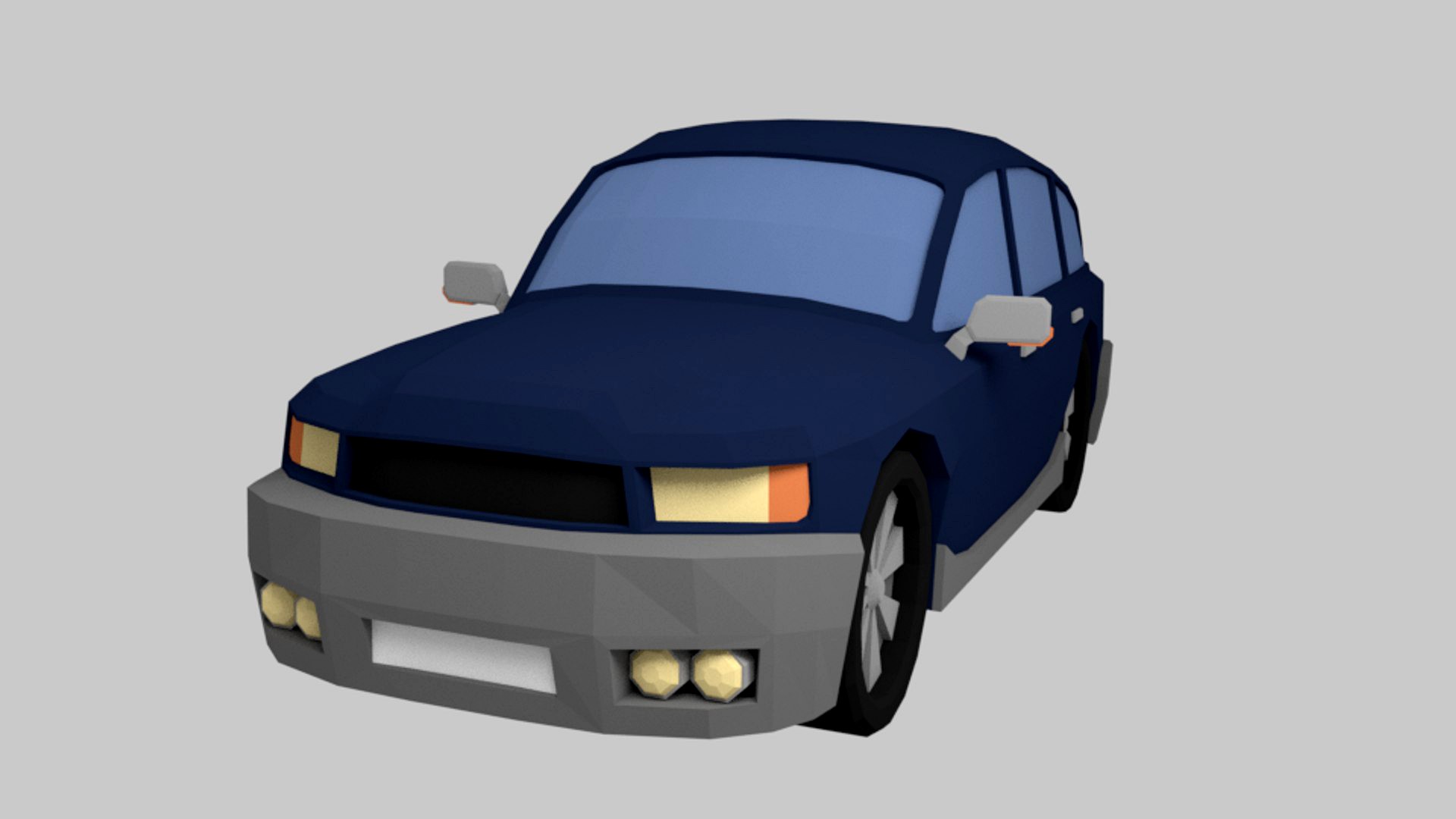 low poly suv