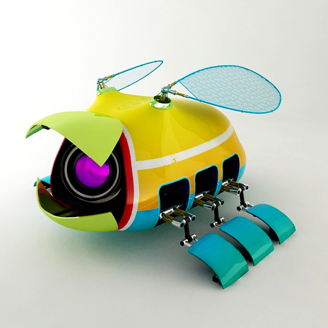 Security fly mini camera