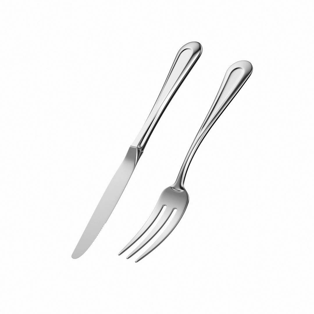 Dessert Knife and Fork Classic Cutlery