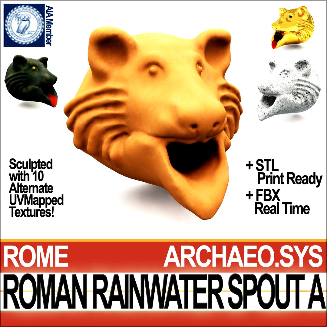 Roman Rainwater Spout A
