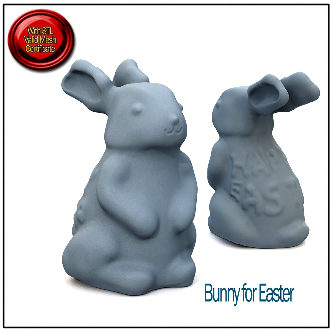 Bunny for Easter STL Printable