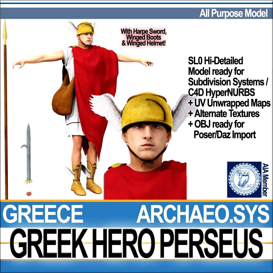 Ancient Greek Hero Perseus