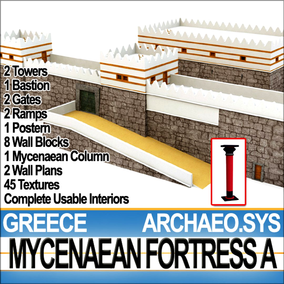 Greek Mycenaean Fortress A