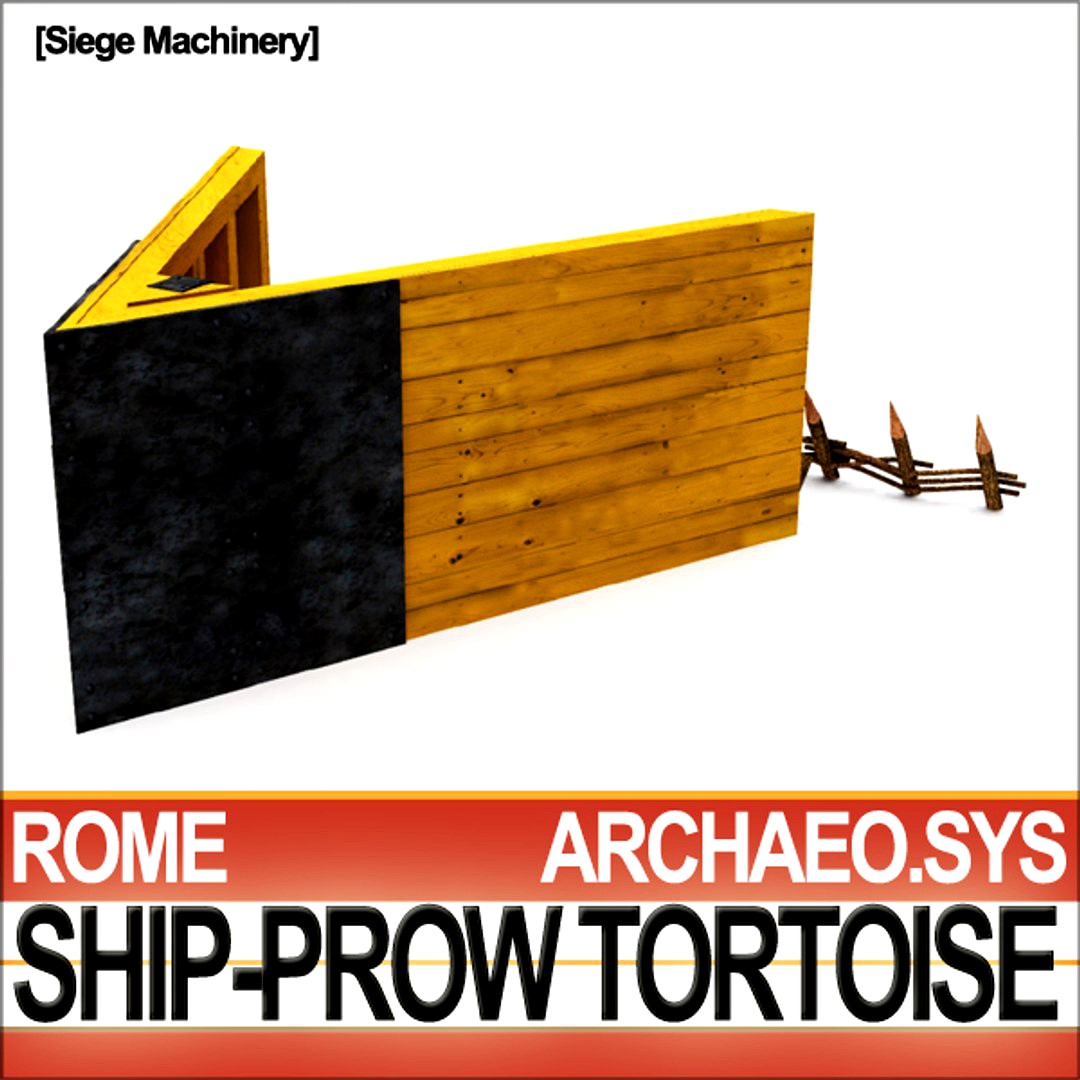 Ancient Rome Ship-Prow Tortoise Siege Machinery