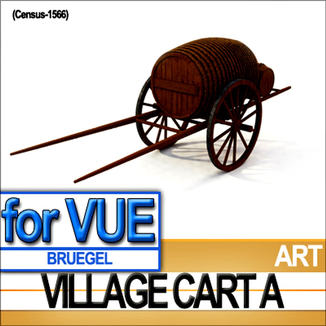 Bruegel Village Cart A